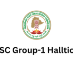TSPSC Group-1 Halltickets